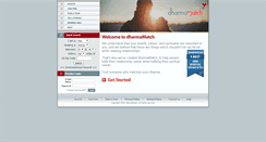 Desktop Screenshot of dharmamatch.com